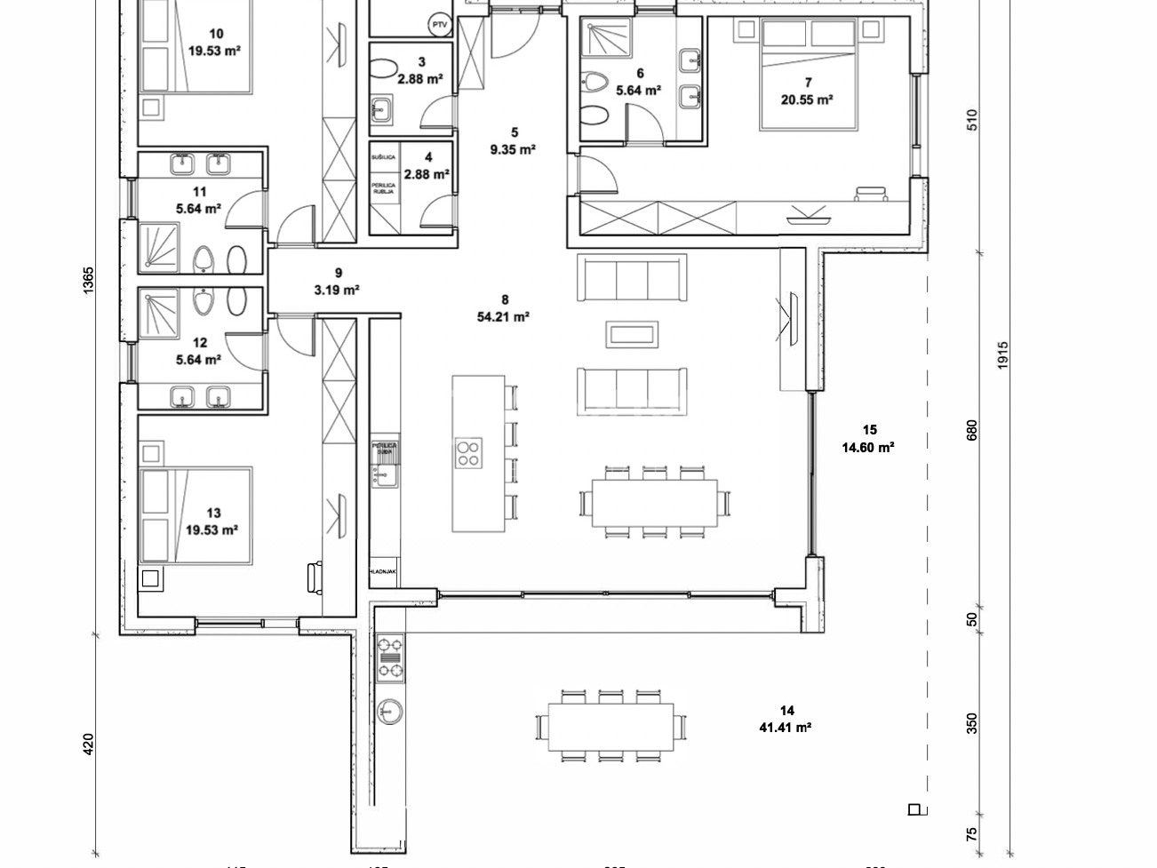 ISTRIEN, ŽMINJ - Reichhaltig eingerichtete Villa unweit des Zentrums von Žminj